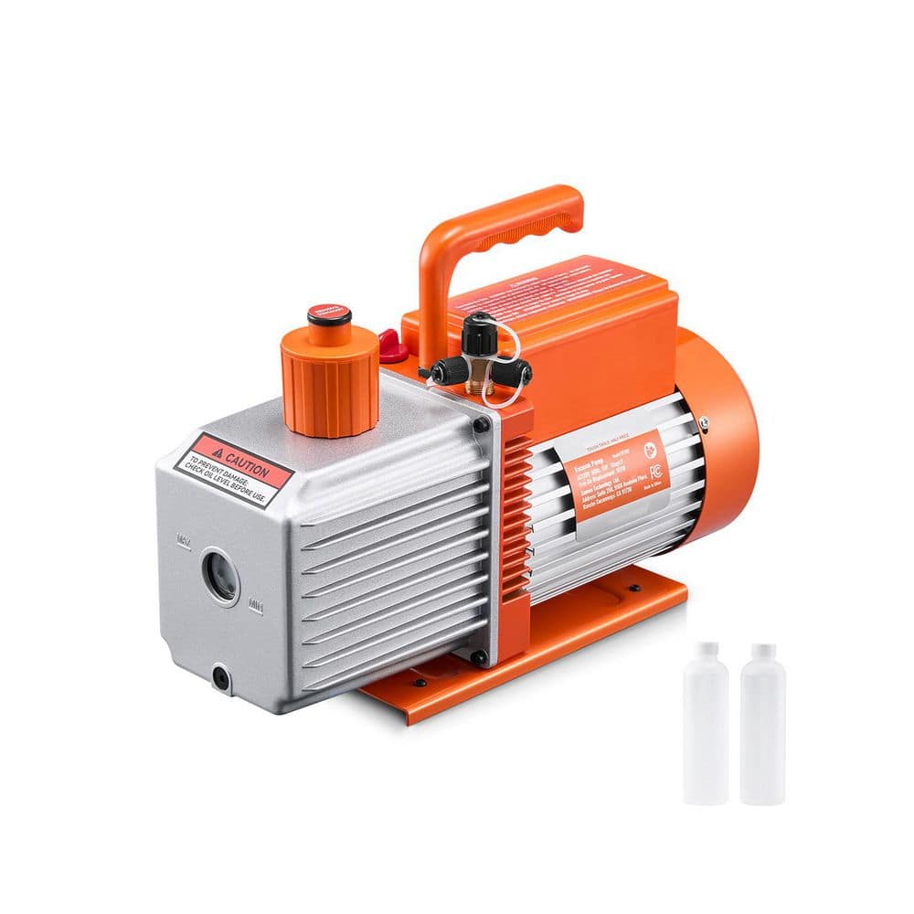 SKYSHALO 9 CFM HVAC 2-stufige Drehschieber-Vakuumpumpe Kit für R134a R22 R410a