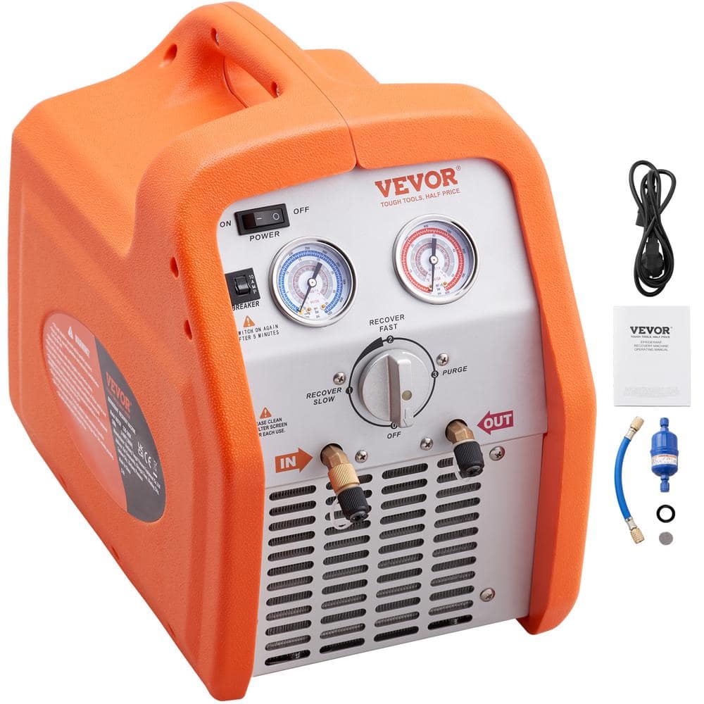 VEVOR Tragbare Kältemittel-Rückgewinnungsmaschine 3/4 PS 120V 60Hz